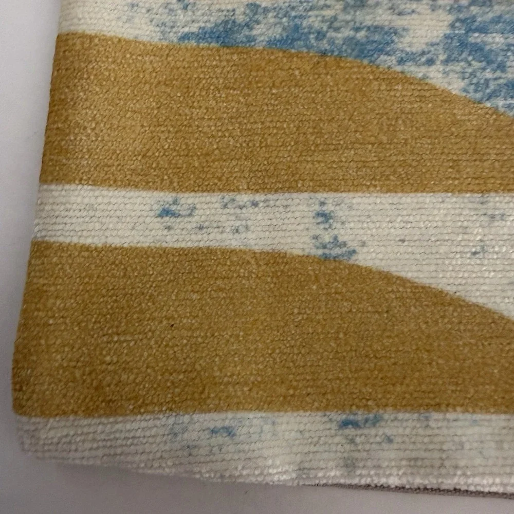 Villa by Classic‎ Home Beatriz Blue 20x20 Pillow Cover Pottery Barn Yellow Soft